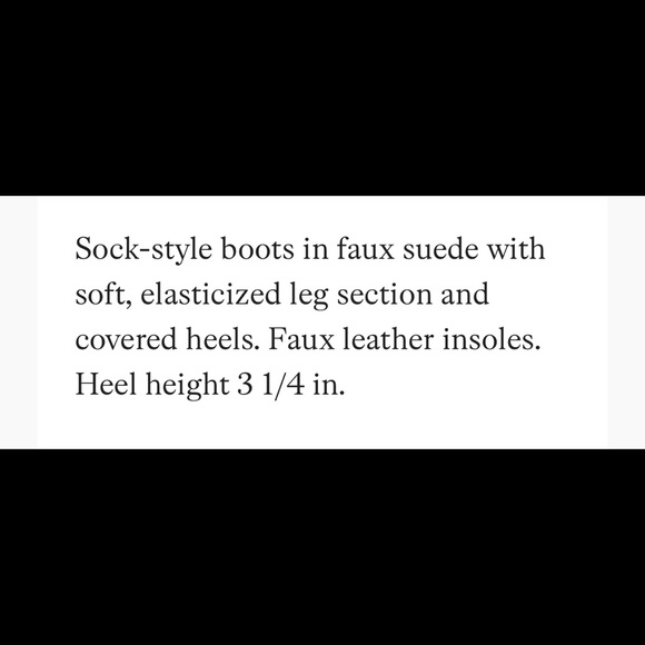 Sock boots size 9.5 - Picture 3 of 4